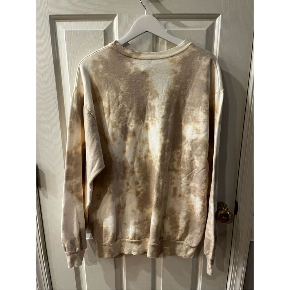 M I M A Beige Tie-Dye Crewneck Sweatshirt - Picture 5 of 6